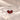 Demi Heart Bracelet in silver with two January garnet pear-cut stones forming a heart