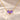 Demi Heart Necklace in gold with two February amethyst pear-cut stones forming a heart