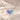 Demi Heart Necklace in silver with February amethyst and March aquamarine pear-cut stones forming a heart