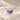 Demi Heart Necklace in silver with February amethyst and June alexandrite pear-cut stones forming a heart