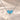 Demi Heart Necklace in silver with two March aquamarine pear-cut stones forming a heart