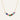 Eliora Necklace in 18K gold with seven bezel-set birthstones in a gentle curve